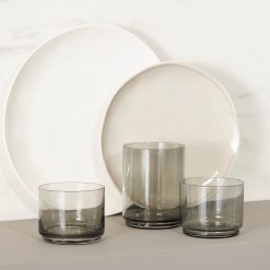 Alternative view of Lenox Premium Bay Colors Grey 12-Piece Dinnerware Set