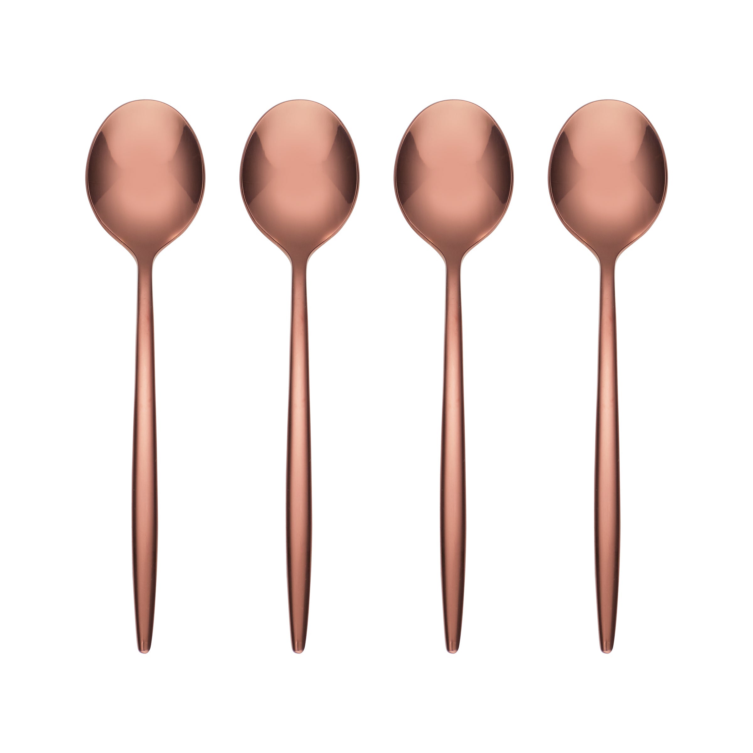 Lenox Premium Gaze Copper Mirror Demitasse Spoons, Set of 4
