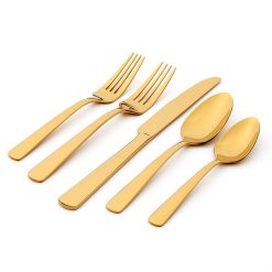 Lenox Premium Aptitude Gold 20-Piece Flatware Set