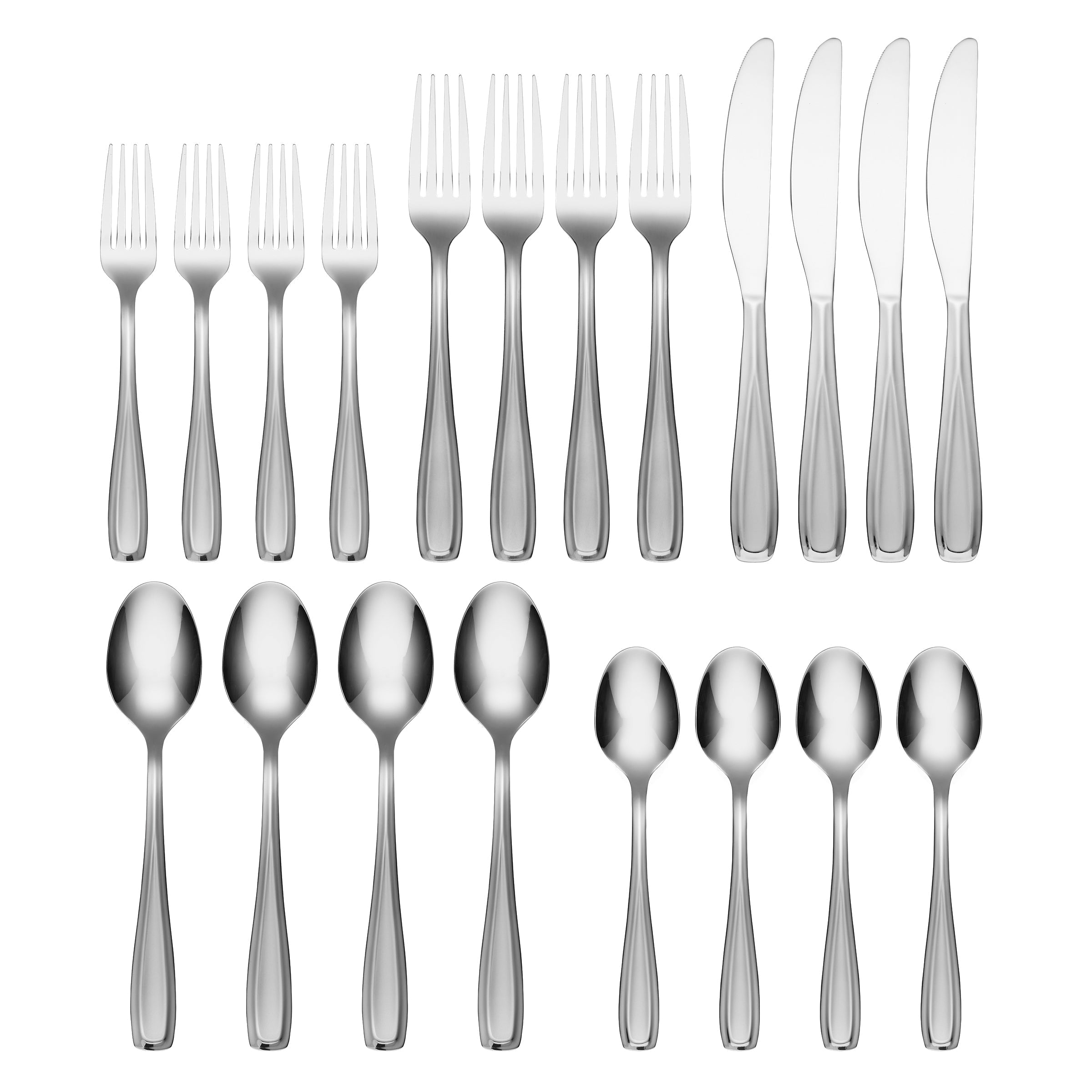 Lenox Premium Waylen Sand 20-Piece Flatware Set - Image 2