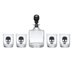 Lenox Premium Vintro Halloween Skeleton 5-Piece Whiskey Set