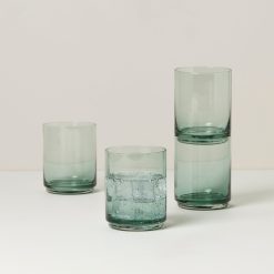 Alternative view of Lenox Premium Tuscany Classics Stackable Green Tall Glasses, Set of 4