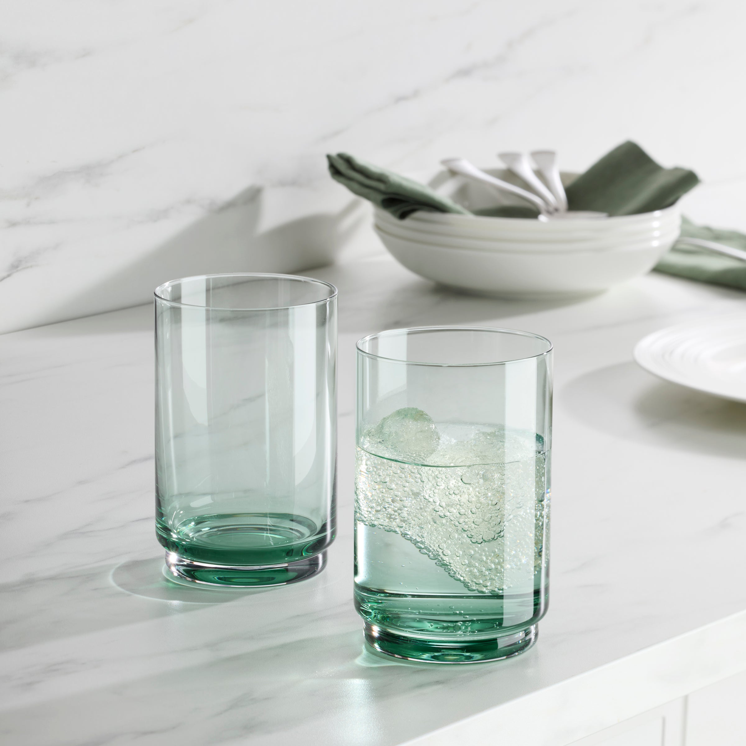 Lenox Premium Tuscany Stackable Classics Green Coolers, Set of 4 - Image 3