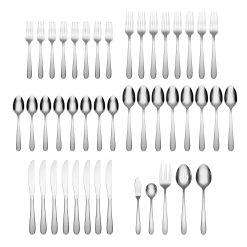 Alternative view of Lenox Premium Jude  45-Piece Flatware Set