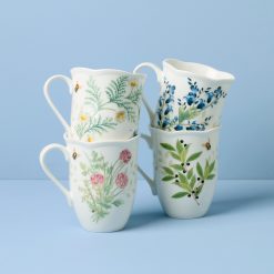 Alternative view of Lenox Premium Butterfly Meadow Herbs Mugs, Set of 4
