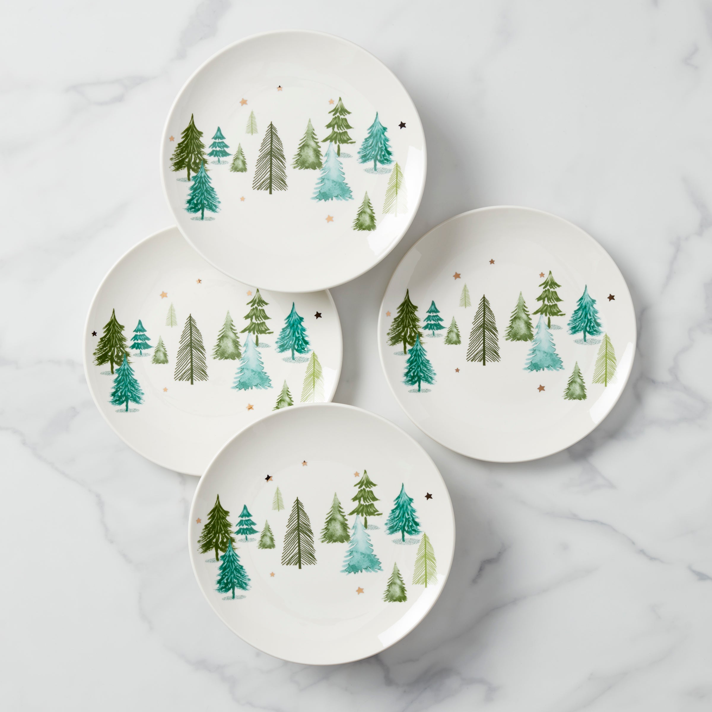 Lenox Premium Balsam Lane Accent Plates, Set of 4