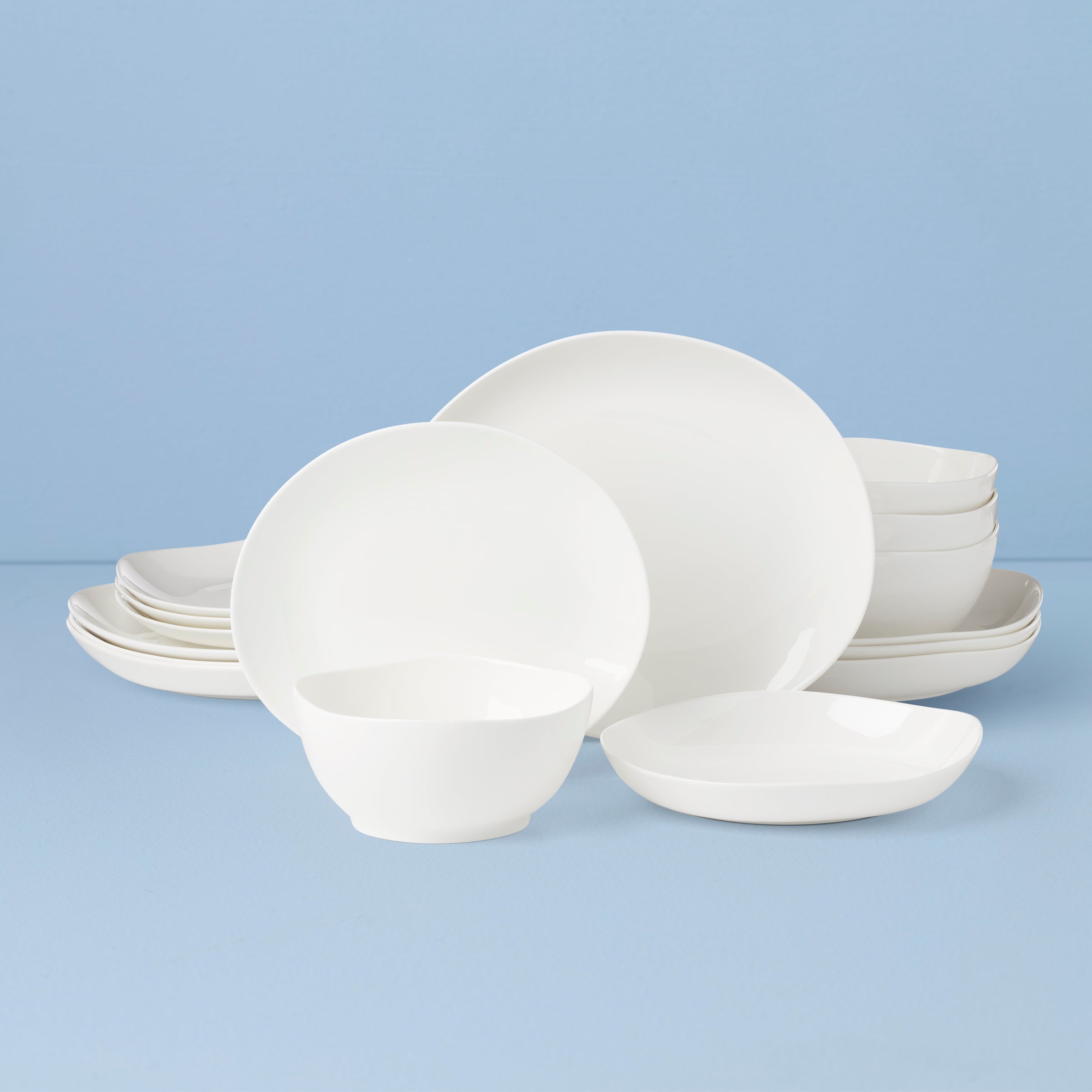 Lenox Premium Studio 1414 Curve 16-Piece Dinnerware Set