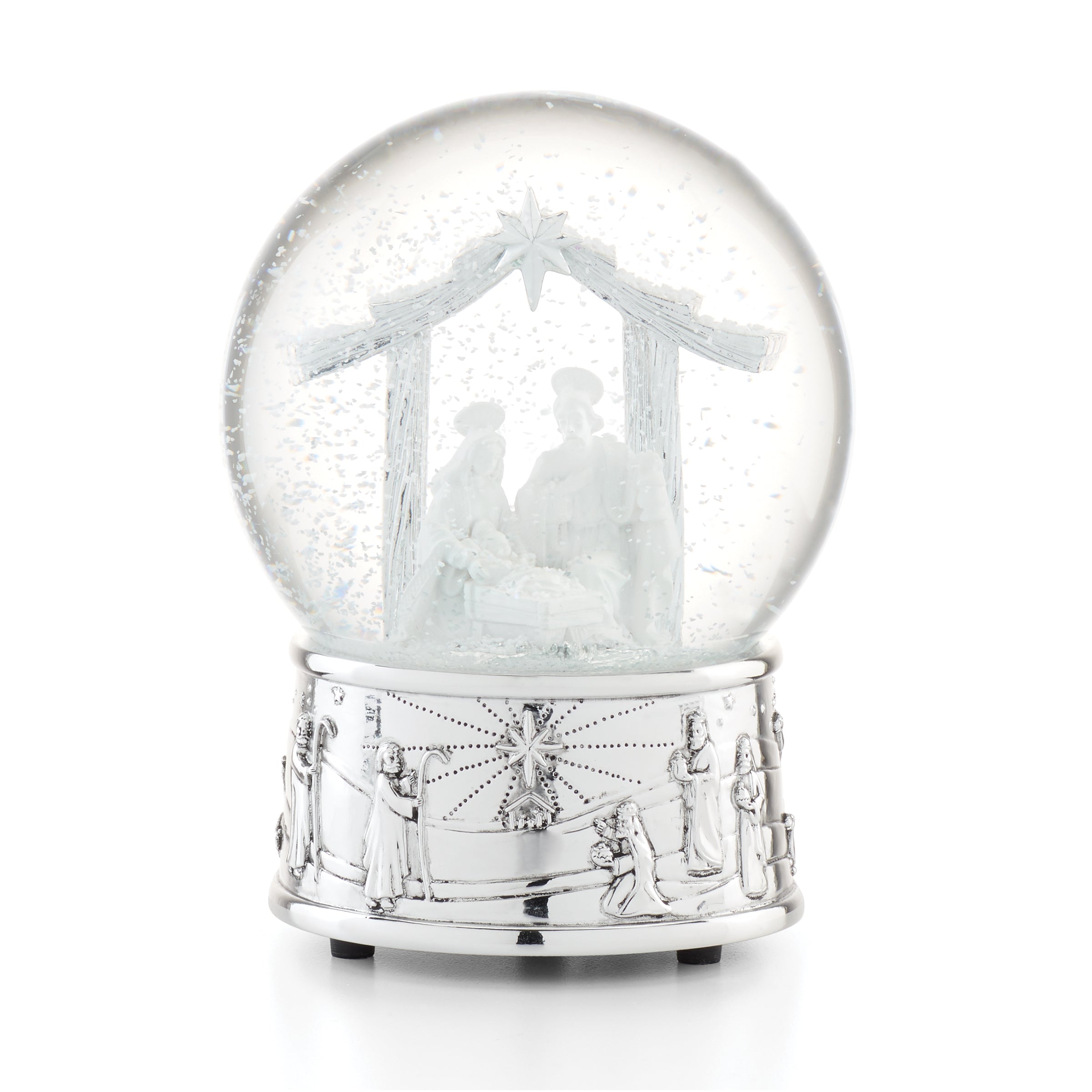 Lenox Premium Nativity Musical Snow Globe - Image 3