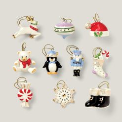 Lenox Premium Christmas Memories 10-Piece Mini Ornament Set