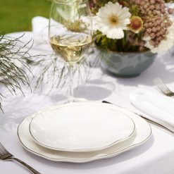 Alternative view of Lenox Premium Blue Bay White 12-Piece Dinnerware Set