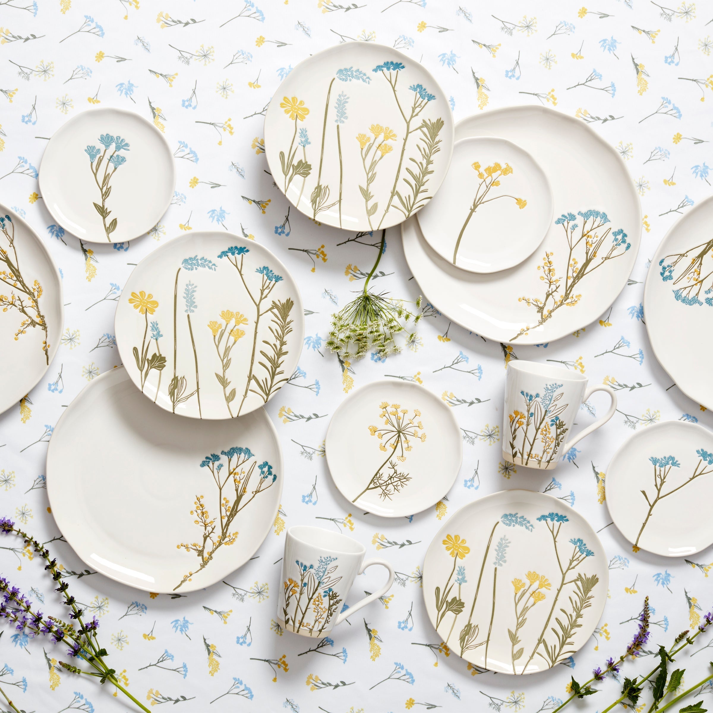 Lenox Premium Wildflowers Tidbit Plates, Set of 4 - Image 5