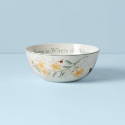 Lenox Premium Butterfly Meadow Home is Where The Heart is Bowl