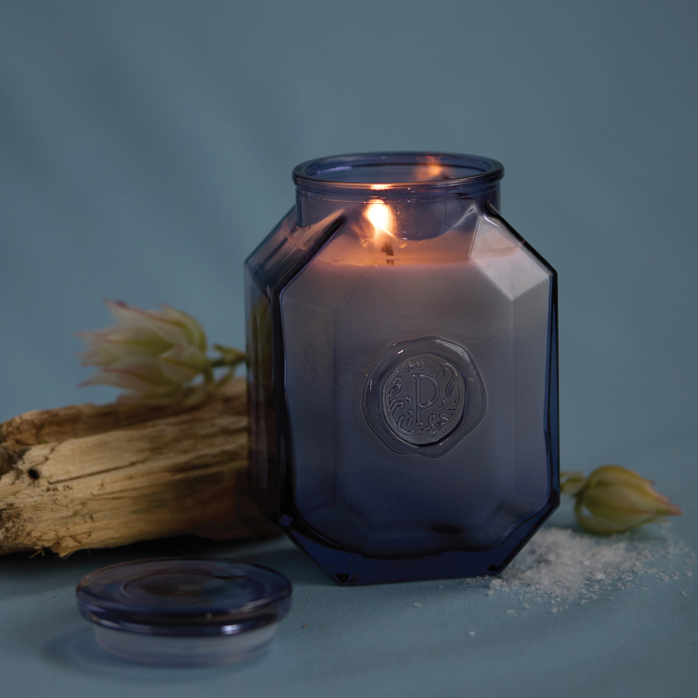 Lenox Premium Botanica Sea Salt & Amber 8oz Candle - Image 6