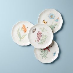 Lenox Premium Butterfly Meadow Accent Plates, Set of 4