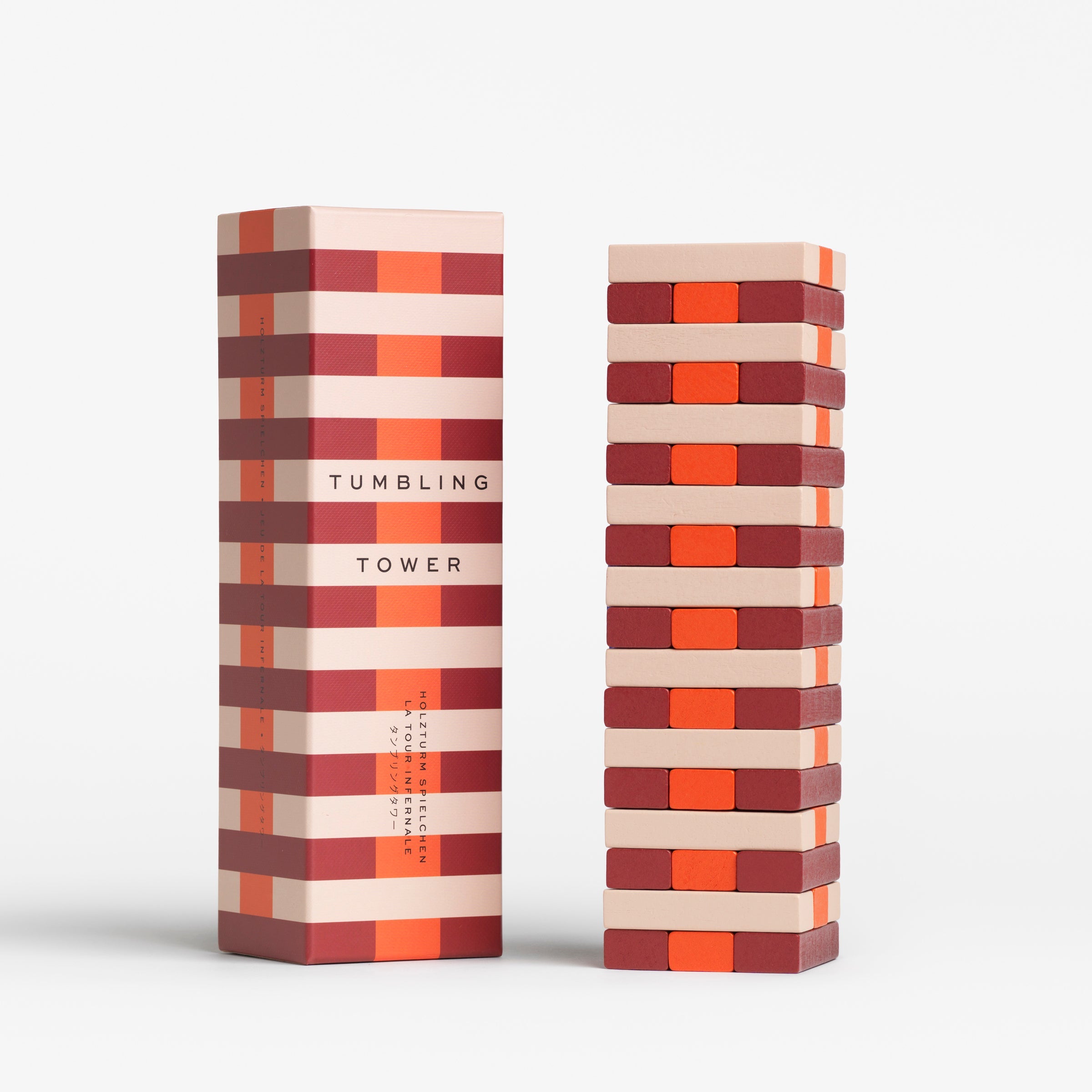 Lenox Premium Red Tumbling Tower Game - Image 5