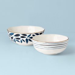 Alternative view of Lenox Premium Blue Bay 2-Piece Nesting Bowl Set