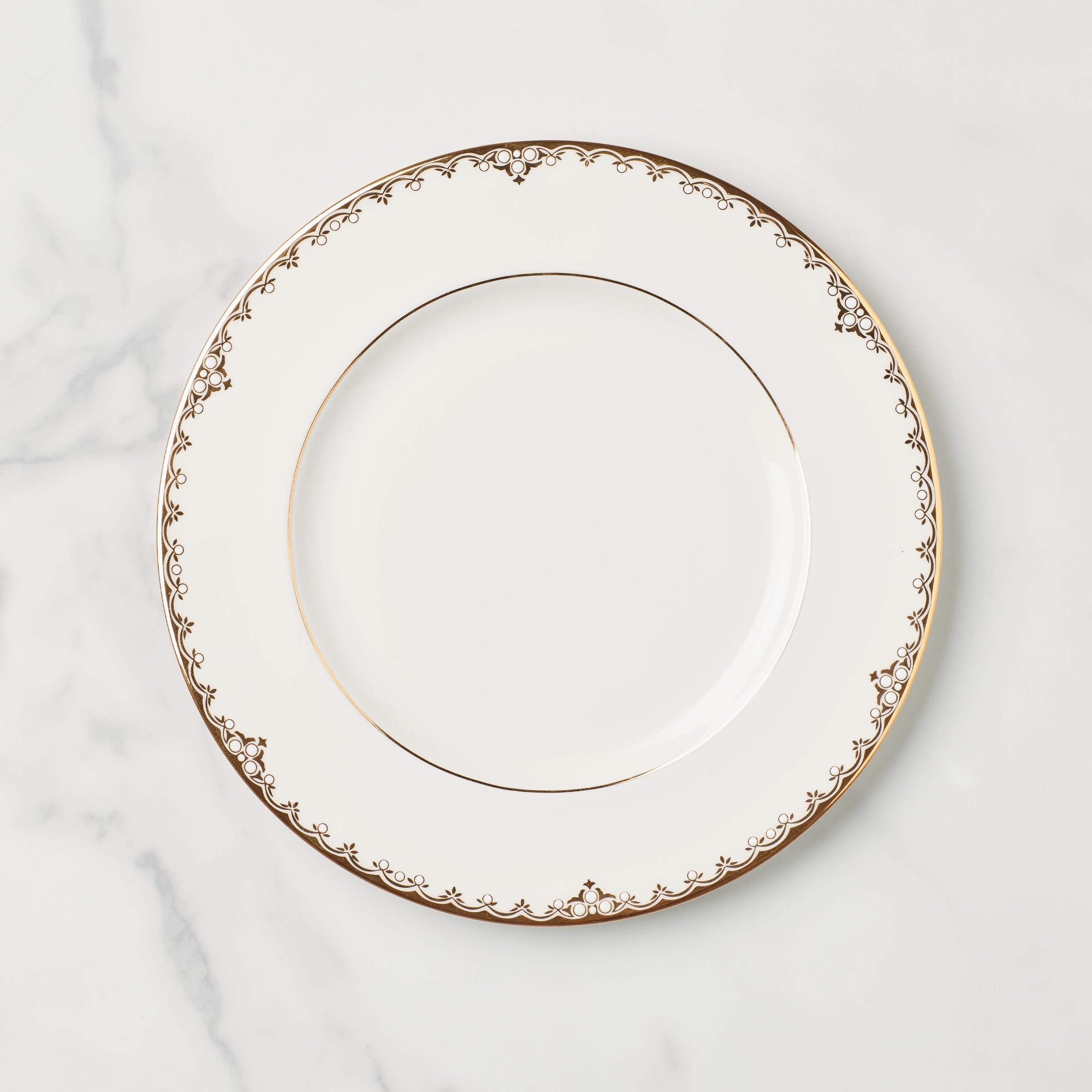 Lenox Premium Federal Gold Accent Plate