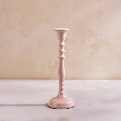 Lenox Premium Nera Light Rose Medium Candle Holder