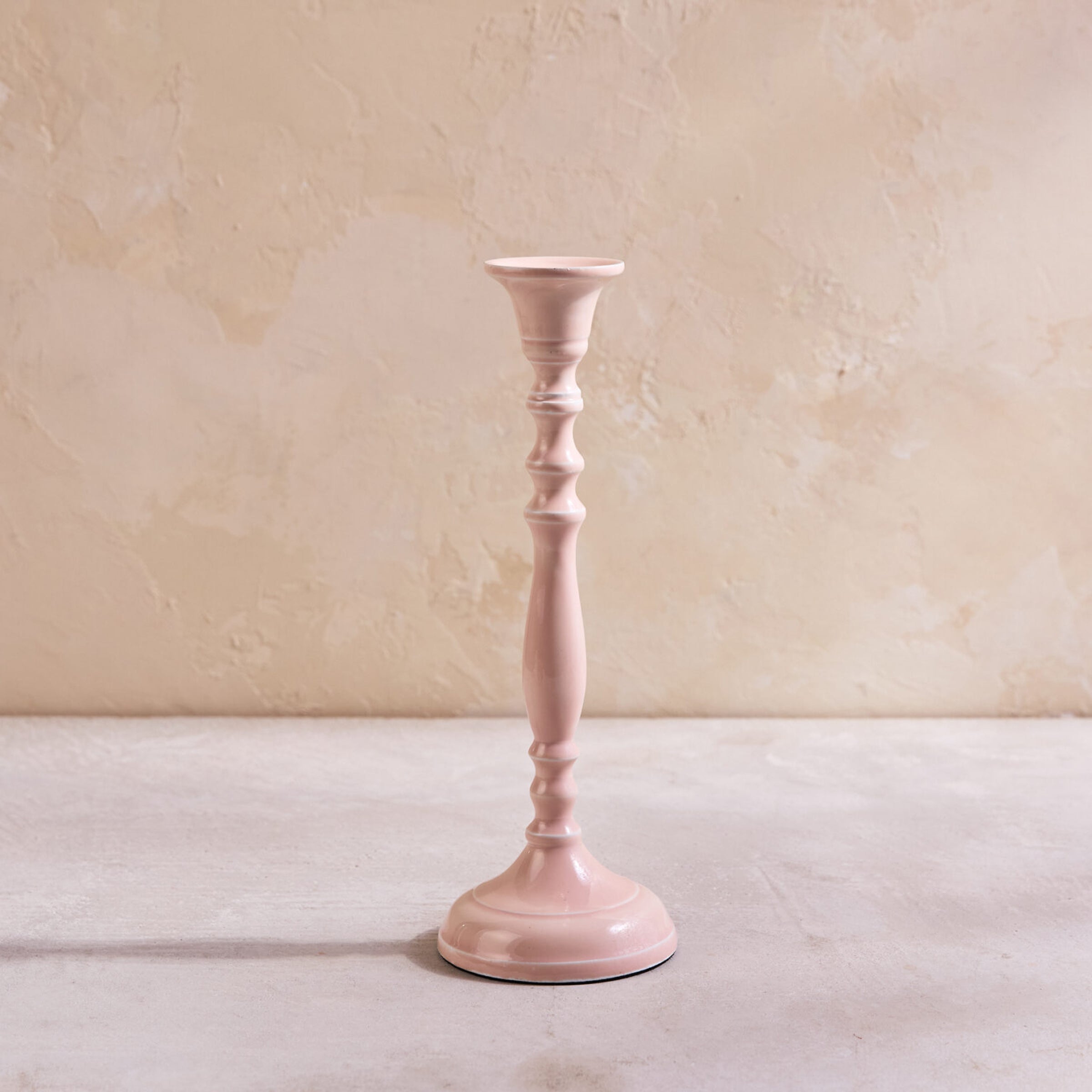 Lenox Premium Nera Light Rose Medium Candle Holder