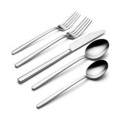 Alternative view of Lenox Premium Dean 20-Piece Flatware Set