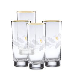 Alternative view of Lenox Premium Holiday Gold Highball Glasses, Set of 4