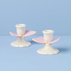 Lenox Premium Butterfly Meadow Candlestick Holders, Set of 2