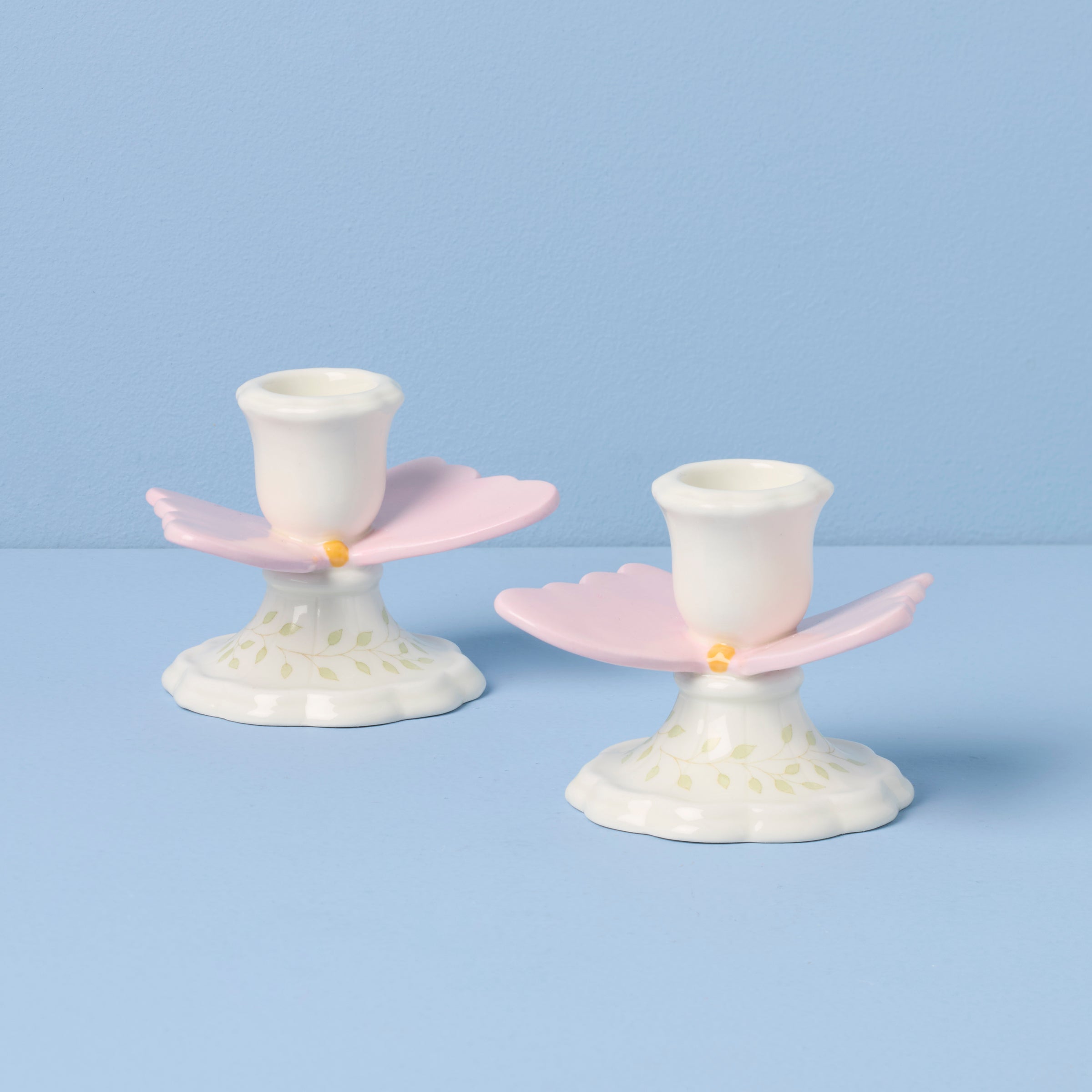 Lenox Premium Butterfly Meadow Candlestick Holders, Set of 2