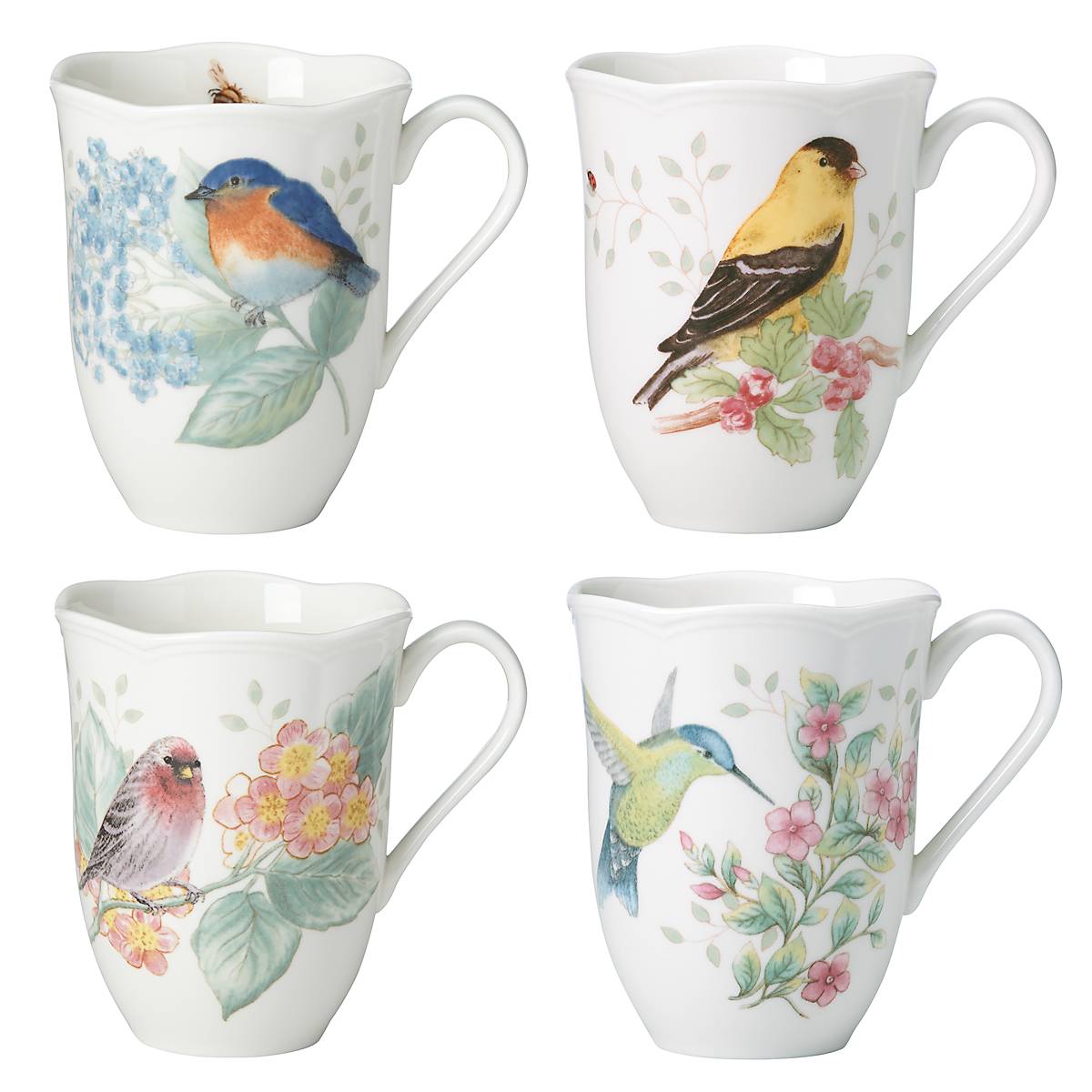 Lenox Premium Butterfly Meadow Flutter Mugs, Set of 4 - Image 3