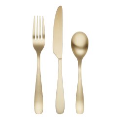 Lenox Premium Eliana Champagne Satin 12-Piece Flatware Set