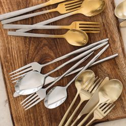 Alternative view of Lenox Premium Gaze 20-Piece Flatware Set