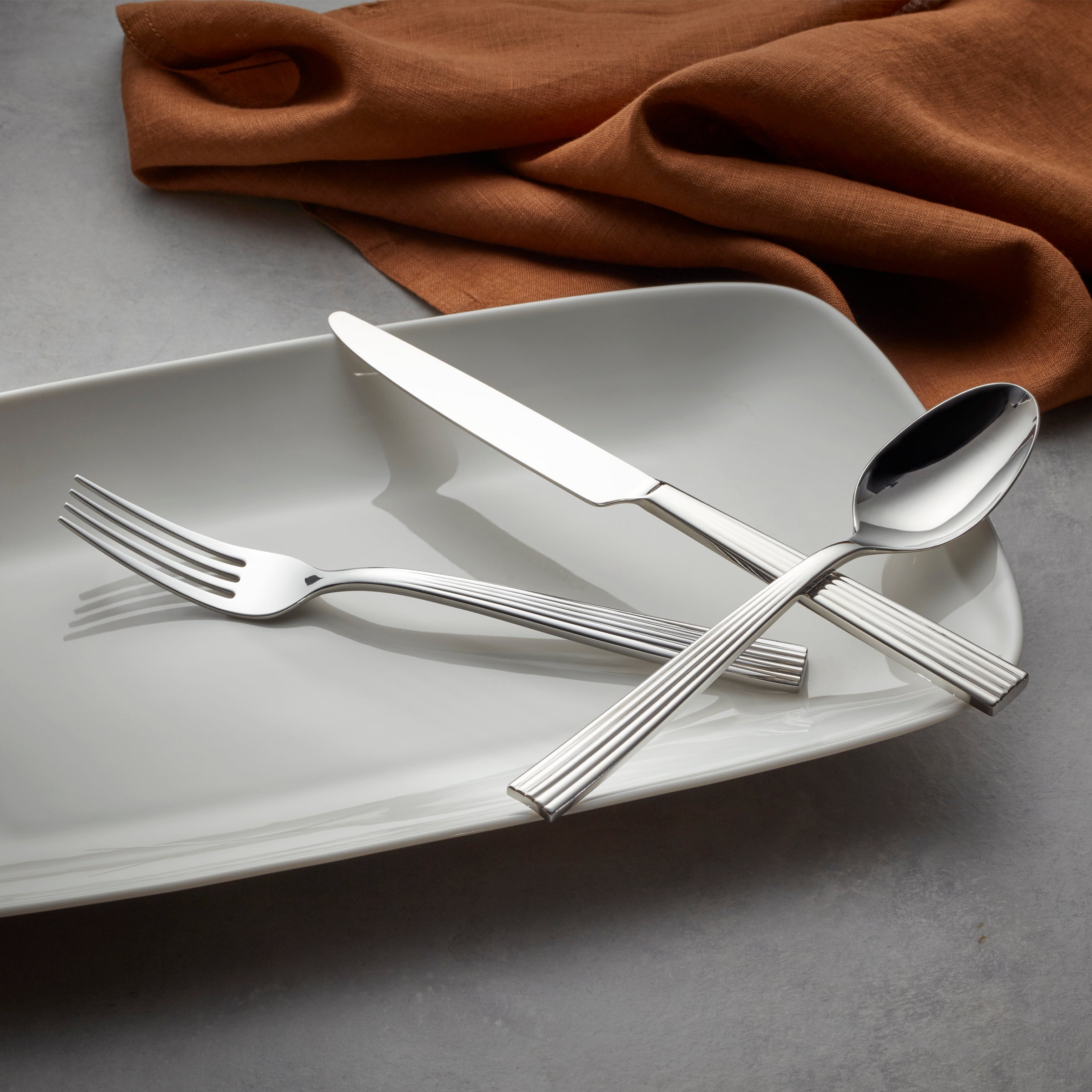 Lenox Premium Kennedy 20-Piece Flatware Set - Image 4