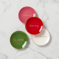 Lenox Premium Be Jolly Color Tidbit Plates - Set of 4
