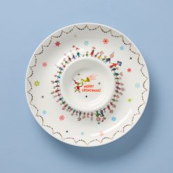 Lenox Premium Merry Grinchmas Chip & Dip Bowl