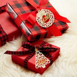 Alternative view of Lenox Premium 2026 Wreath & Tree Ornaments, Set of 2