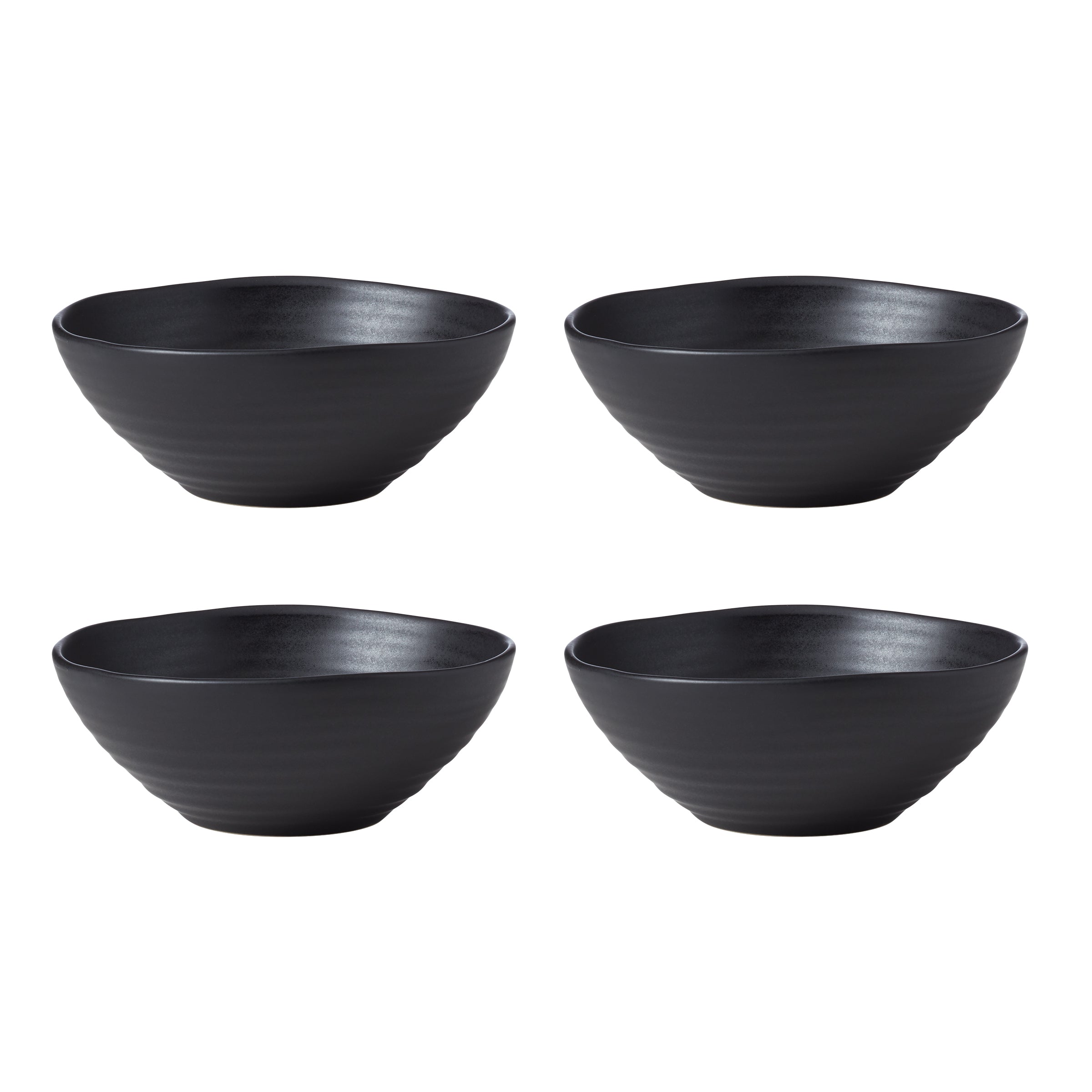 Lenox Premium Ridge Black 12-Piece Dinnerware Set - Image 9