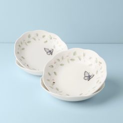 Lenox Premium Butterfly Meadow Pasta Bowls, Set of 4