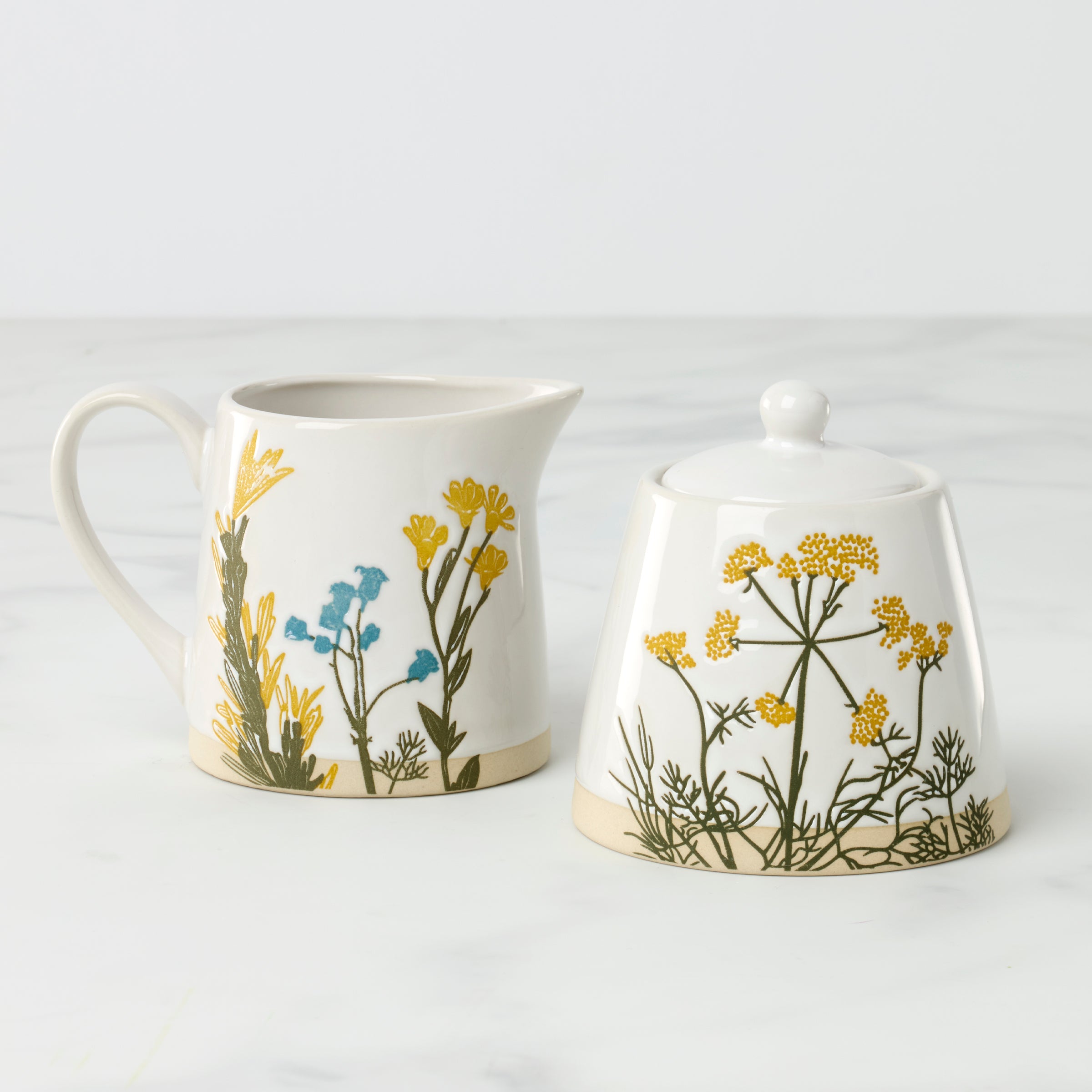Lenox Premium Wildflowers Sugar & Creamer Set