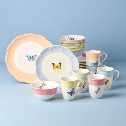Lenox Premium Butterfly Meadow Color 24-Piece Dinnerware Set