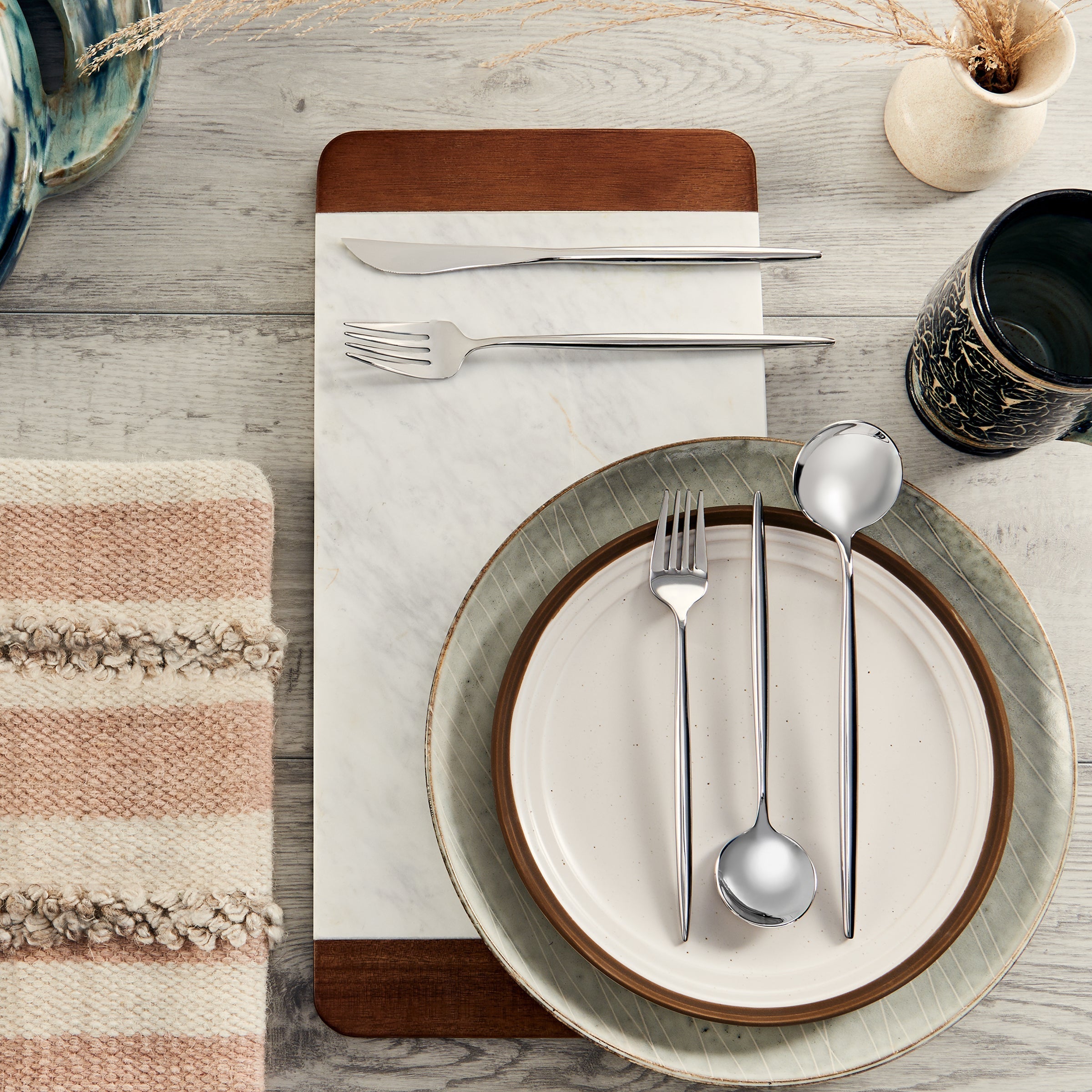 Lenox Premium Zephyr 20-Piece Flatware Set - Image 4