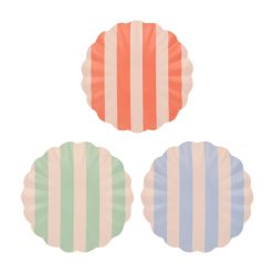 Lenox Premium Stripey Assorted Bamboo Small Plates, Set of 6
