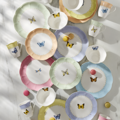 Alternative view of Lenox Premium Butterfly Meadow Color 24-Piece Dinnerware Set