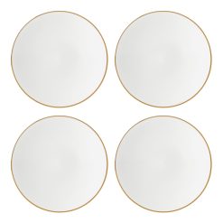 Lenox Premium Trianna White Coupe Salad Plates, Set of 4