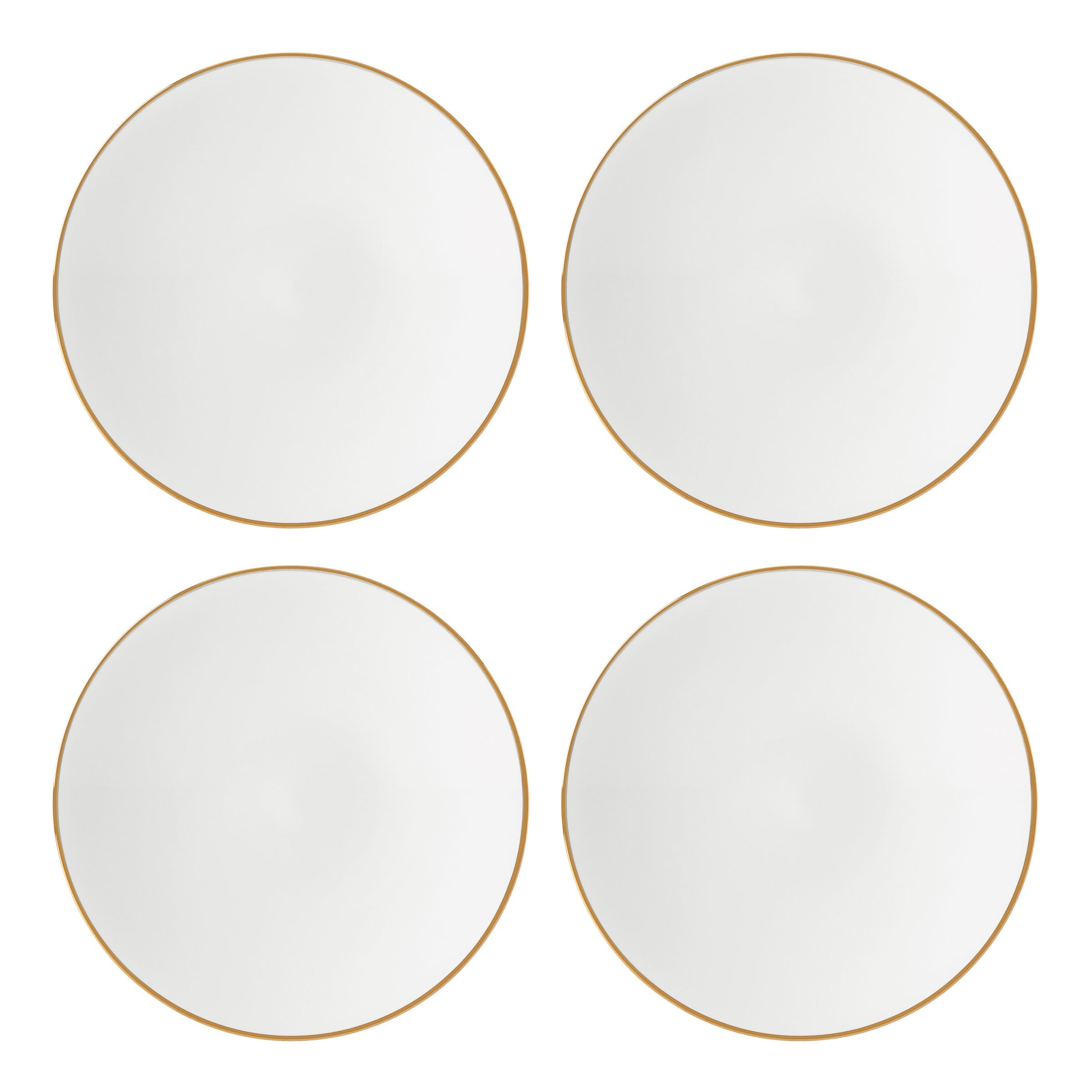 Lenox Premium Trianna White Coupe Salad Plates, Set of 4