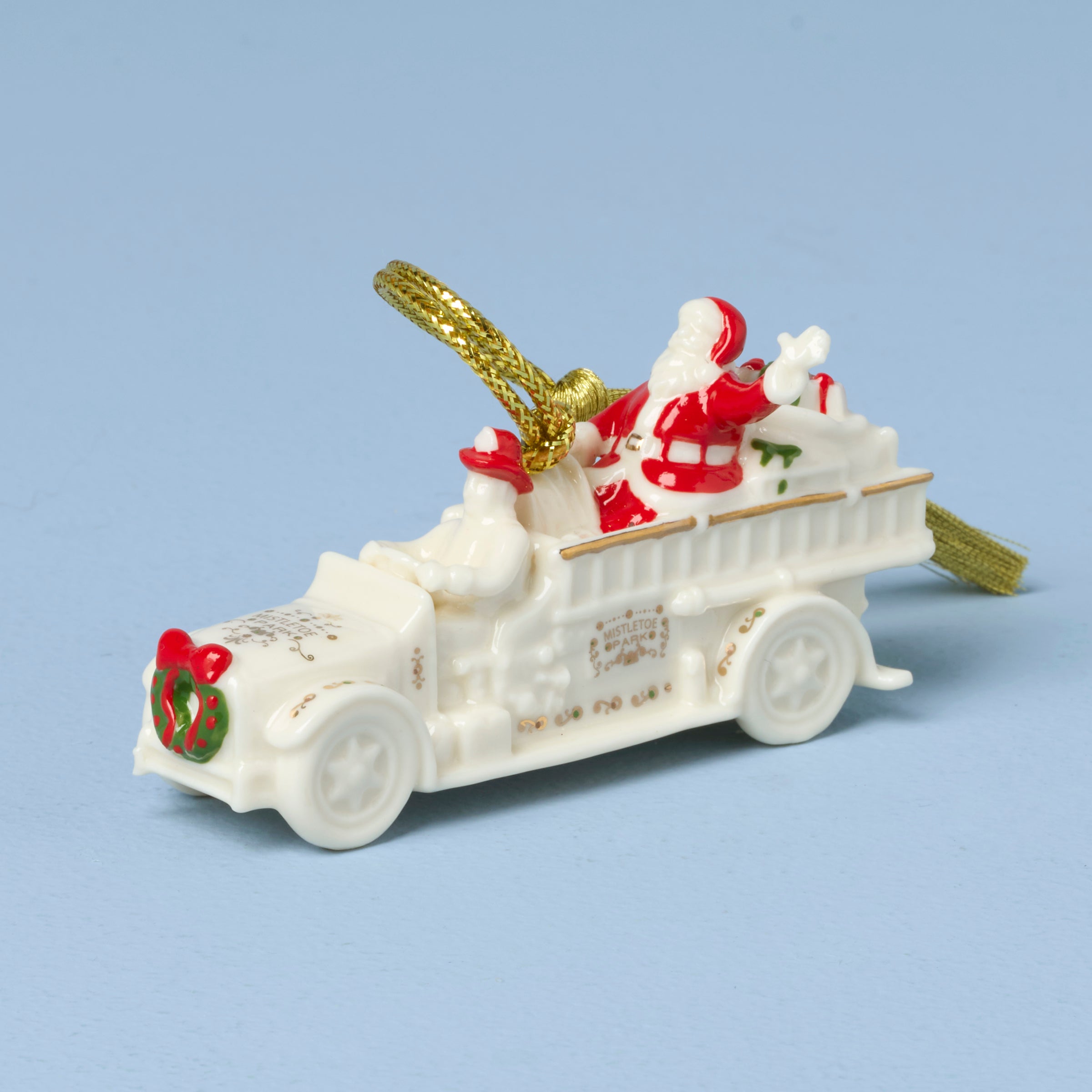 Lenox Premium Mistletoe Park Fire Truck Ornament - Image 2