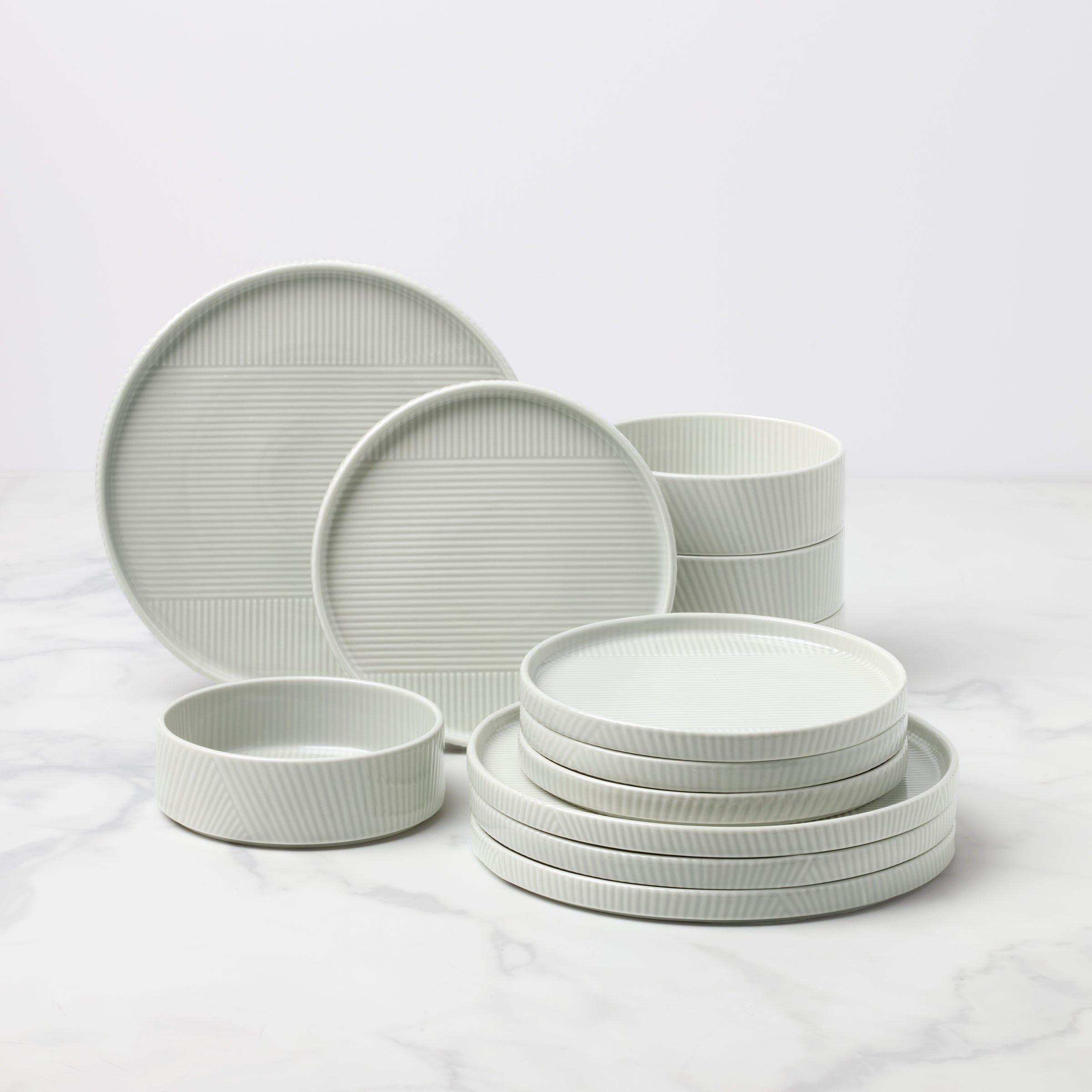 Lenox Premium Modulus Vapor 12-Piece Dinnerware Set