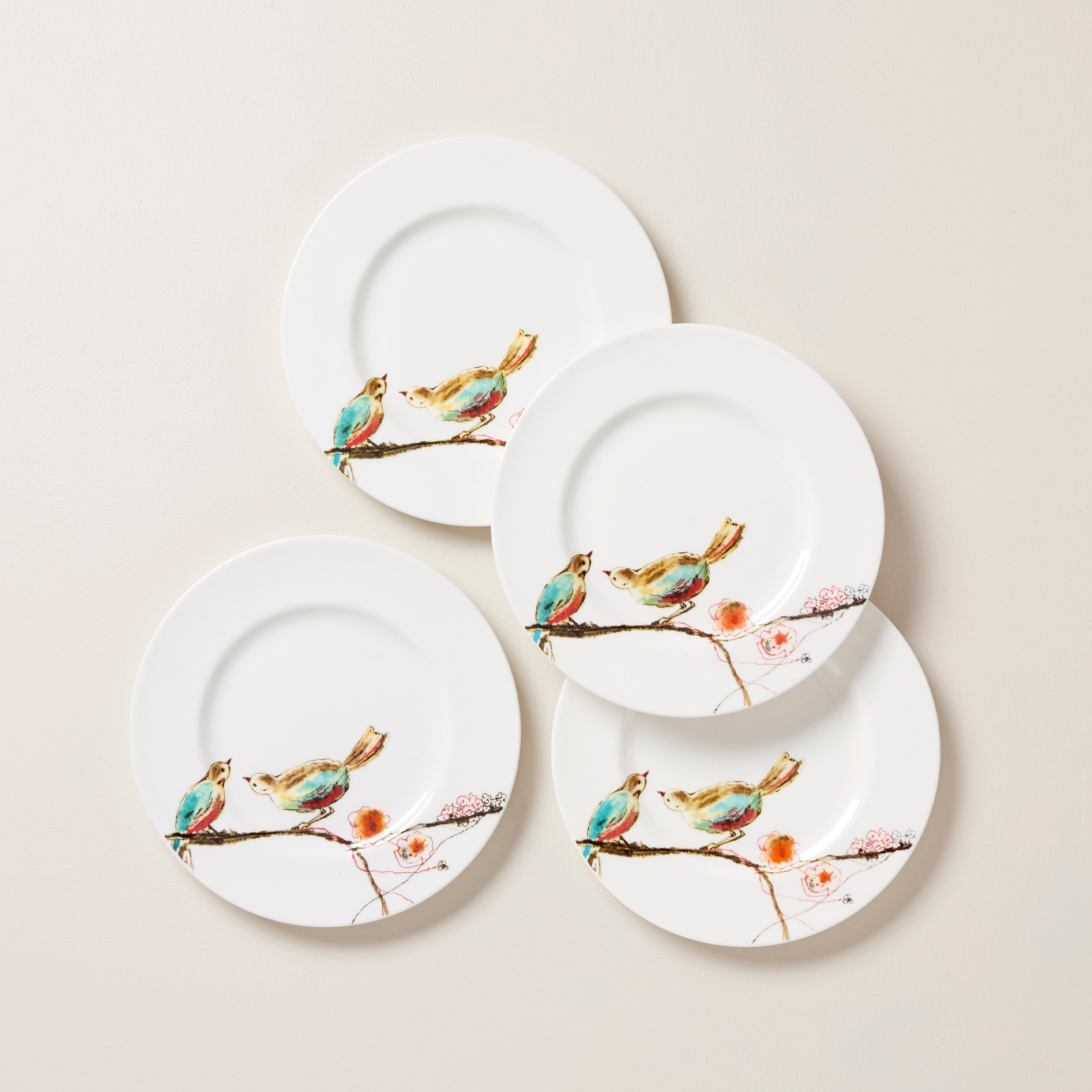 Lenox Premium Chirp Salad Plates, Set of 4