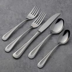Alternative view of Lenox Premium Satin Sand Dune 45-Piece Flatware Set