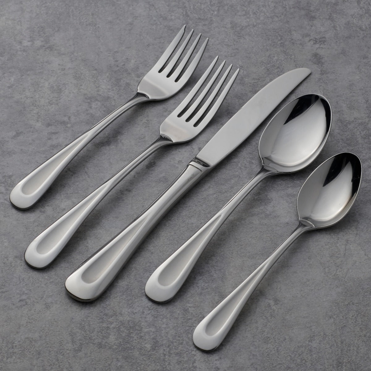 Lenox Premium Satin Sand Dune 45-Piece Flatware Set - Image 2