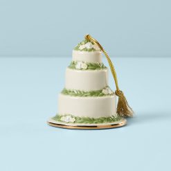 Alternative view of Lenox Premium Personalized 1st Christmas Cake Ornament