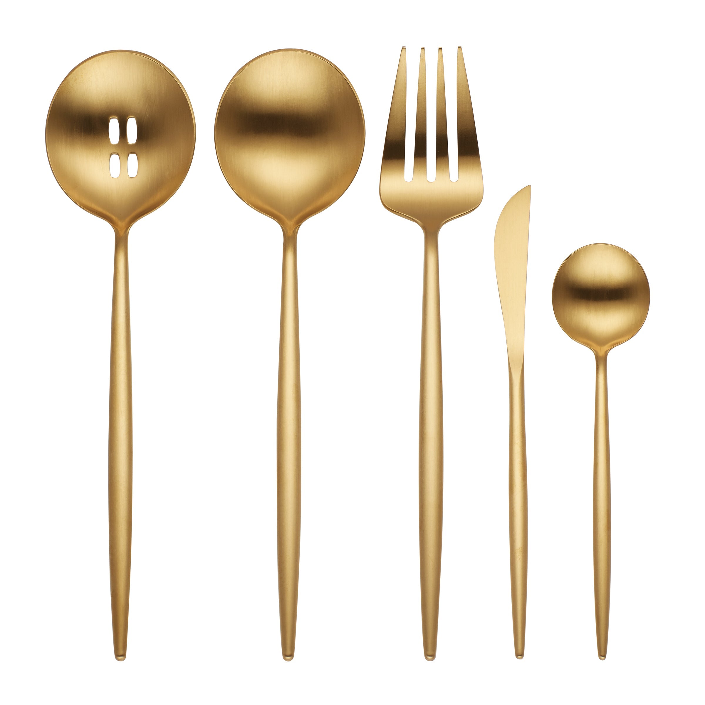 Lenox Premium Zephyr Gold Satin 45-Piece Flatware Set - Image 7